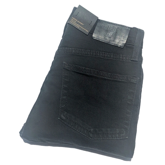 Frye Addie Classic Mid Rise Fitted Skinny Jeans Black Ember Size 25 - Picture 2 of 16